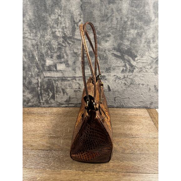 Super Rare Brahmin XL Bevin Cognac Rio Vintage 25th Anniversary Leather Bag - Picture 4 of 16